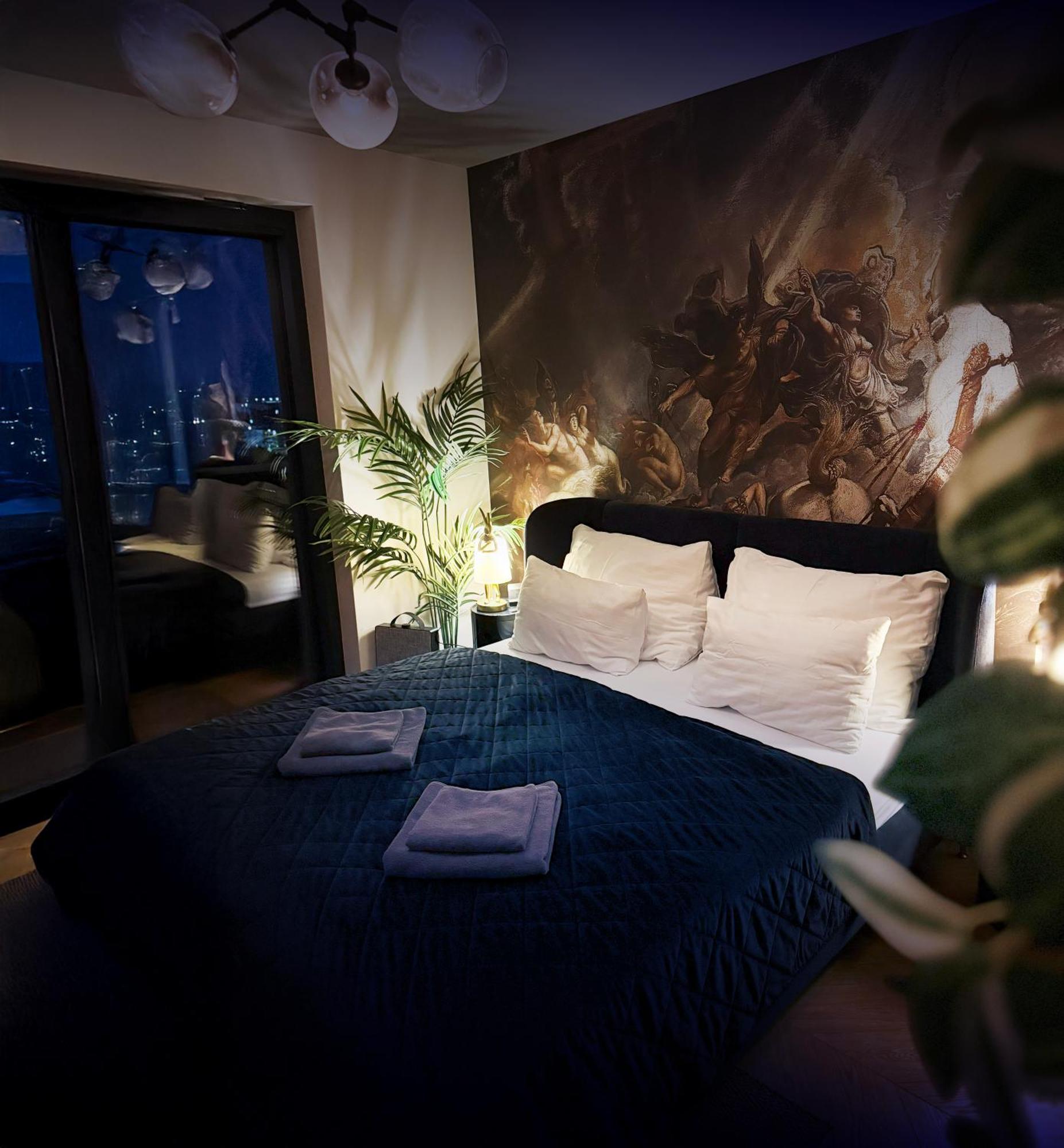 Skyline Elegance With Free Parking Apartamento Bratislava Exterior foto